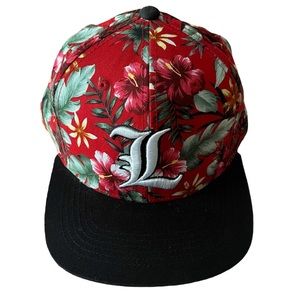 University of Louisville Floral SnapBack Baseball Cap Hat